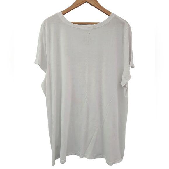 Torrid Graphic Floral Face Tee Women’s Plus 3X White Soft Tri-Blend Casual Top - Picture 2 of 10